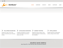 Tablet Screenshot of multiquote.com